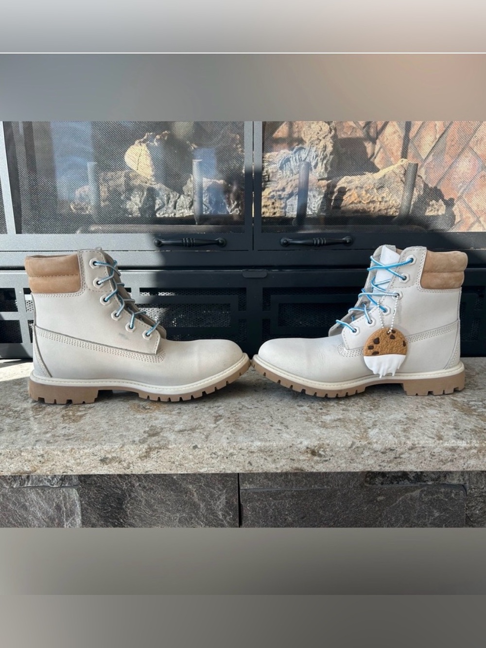 Brand New! Timberland Limited Edition “Milk & Cookies” Beige Boots - Picture 3 of 7